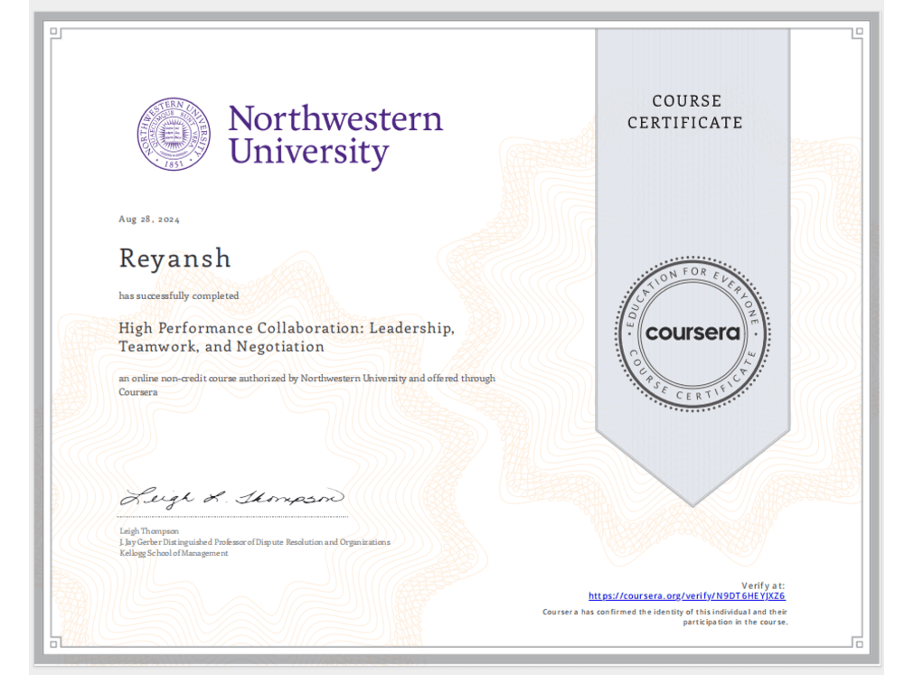 Certificate 8
